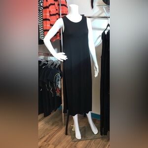 Jawbreaker Slim Fit Stretch Dress With Side Openings and Lining Black New